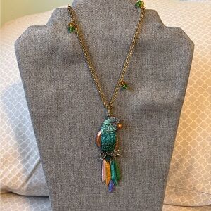 Colorful Parrot Pendant Necklace